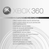 Microsoft Xbox 360 Cable audio vidéo haute définition Användarguide