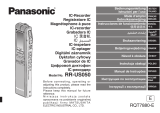 Panasonic RR US050 Användarmanual