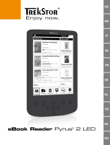 Trekstor eBook-Reader Pyrus 2 LED Bruksanvisningar
