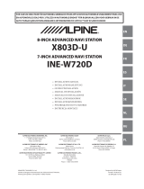 Alpine Serie X803DC-U Användarmanual