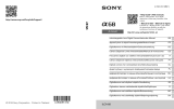 Sony Série ILCA-68K Användarmanual