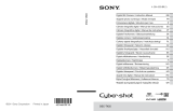 Sony Série Cyber Shot DSC-TX55 Användarmanual