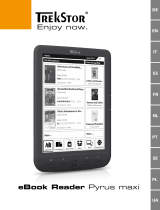 TrekStor eBook-Reader Pyrus Series eBook Reader Pyrus® maxi Användarguide