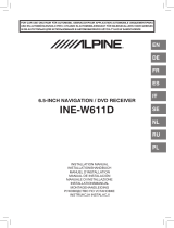 Alpine INE-W INE-W611D Installationsguide