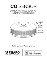 Fibaro Carbon Monoxide Detector Användarmanual