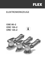 Flex ORE 125-2 Användarmanual