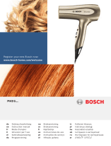 Bosch PHD5780/01 Användarmanual