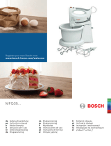 Bosch MFQ3561W/04 Installationsguide
