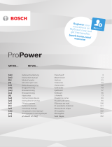 Bosch ProPower MFW4 Serie Bruksanvisning
