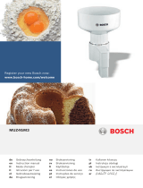 Bosch MUZ4GM3(00) Användarmanual