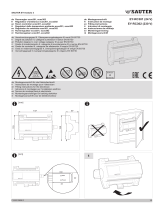 sauter EY-RC 301, 302 Assembly Instructions