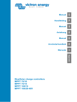 Victron energy BlueSolar Charge Controller MPPT 75/10,75/15, 100/15 & 100/20-48V Bruksanvisning