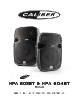 Caliber HPA603BT Bruksanvisning