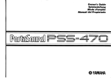 Yamaha PortaSound PSS-470 Bruksanvisning