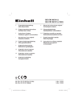 EINHELL Expert GE-CM 36/34 Li (2 x 3,0Ah) Användarmanual