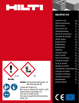 Hilti HIT-HY 270 Användarguide