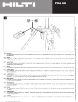 Hilti PRA 92 Användarguide