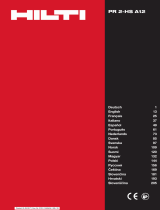 Hilti PR 2-HS-A12 Bruksanvisningar