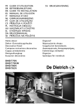 De Dietrich DHD770GW1 Bruksanvisning