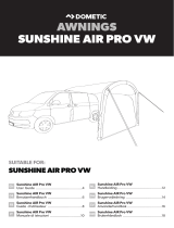 Dometic Sunshine Air Pro VW Bruksanvisningar