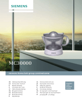 Siemens MC30000 Användarmanual