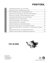 Festool TSC 55 Li 5,2 REBI-Plus-SCA Användarmanual
