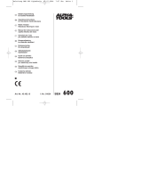 Alpha tools BEH 600 Operating Instructions Manual