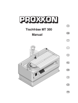 Proxxon MT 300 Användarmanual