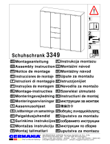 GERMANIA WERK Schuhschrank 3349 Assembly Instruction Manual