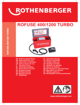 Rothenberger Electro-fusion welding unit ROFUSE TURBO 1200 Användarmanual