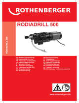 Rothenberger Drill motor RODIADRILL Användarmanual