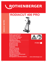 Rothenberger Drill stand RODIACUT Användarmanual