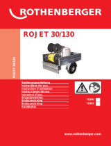 Rothenberger High-pressure drain cleaner ROJET 30/130 Användarmanual