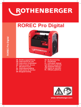 Rothenberger ROREC Pro Digital Användarmanual