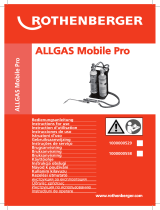 Rothenberger Portable gas-welding device ALLGAS 2000 PS Användarmanual