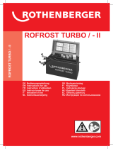 Rothenberger Pipe freezing system ROFROST Turbo 2" Användarmanual