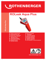 Rothenberger ROLEAK Aqua Plus Användarmanual