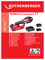 Rothenberger Press machine ROMAX Compact Twin Turbo Basic set Användarmanual