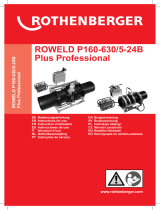 Rothenberger Hydraulic butt welding machine P 355B Användarmanual