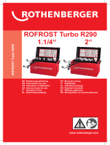 Rothenberger Pipe freezing system ROFROST TURBO R290 2" set Användarmanual