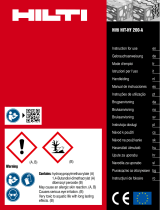 Hilti HIT-HY 200-A Bruksanvisningar