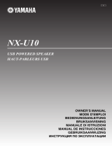 Yamaha NX-U10 Bruksanvisning