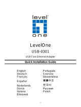 LevelOne USB-0301 Quick Installation Manual