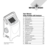 Mettler Toledo InTap Portable oDO Analyzer Användarmanual