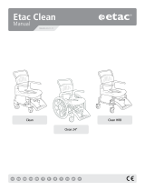 Etac Clean 24" self propelled Användarmanual