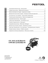 Festool CTM 48 E LE EC B22 R1 Bruksanvisningar