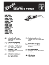 Milwaukee WSBA 1900 Instructions For Use Manual