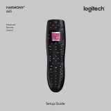 Logitech LOGI-HARMONY-665 Bruksanvisning