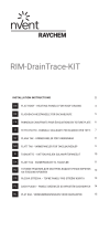 Raychem RIM DrainTrace -paketti Installationsguide
