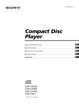 Sony CDP-C661 Användarmanual